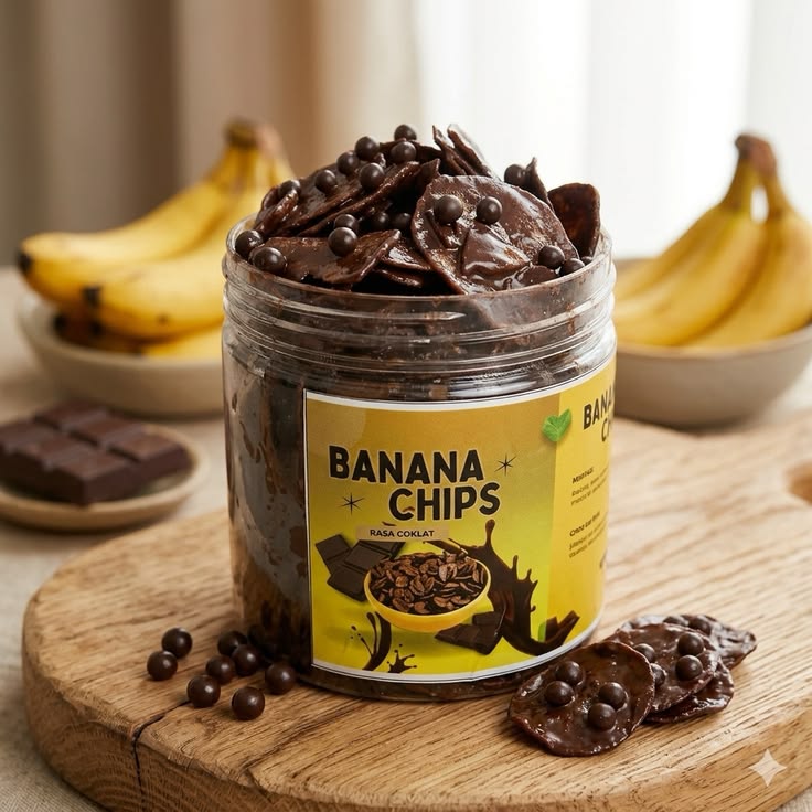 Keripik Pisang Coklat